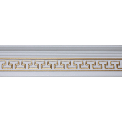 Декоративен корниз XPS  M17 Retro White Gold 80мм х 60мм х 2м