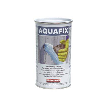 Супер бързостягащ цимент за спиране на водни течове AQUAFIX 1кг