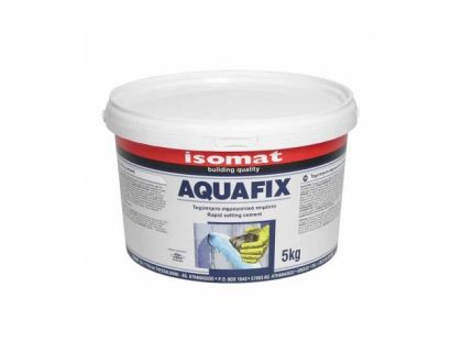 Супер бързостягащ цимент за спиране на водни течове AQUAFIX  5кг
