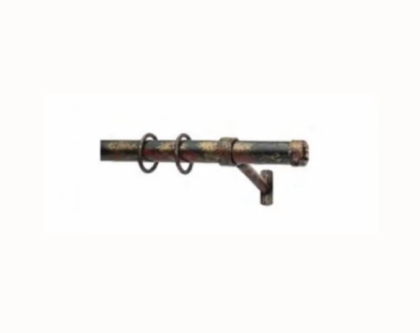 Корниз телескопичен 160см-300см кафяво/злато