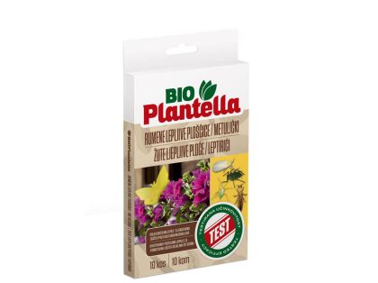 Лепящи жълти пеперуди против насекоми 10 брoя Bio Plantella
