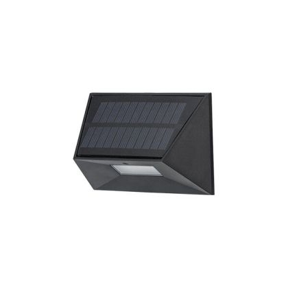 Соларен LED стенен осветител 3.7V 1200mAH 0.5W 40LM IP65 3000K 