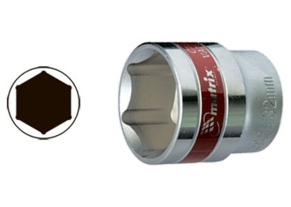 Вложка, 1/2" 23 mm 6-стенна хромирана MTX MASTER