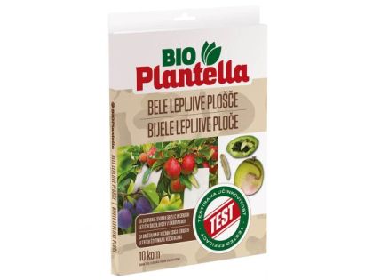 Лепящи Bio Plantella бели листове против насекоми и вредители 10 броя
