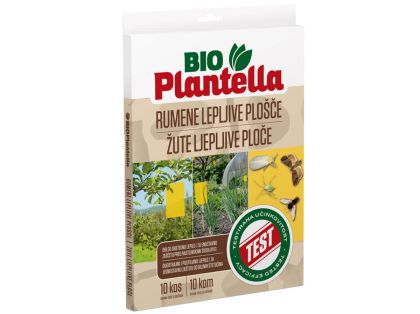 Лепящи Bio Plantella жълти листове против насекоми и вредители 10 броя