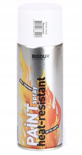 Спрей Biodur 600 С високо температурен бял