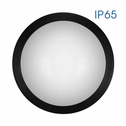 Плафон LED MEZZO/R 18W 4000K IP65 черен