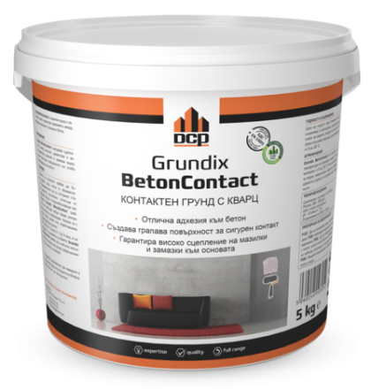 Контактен грунд с кварц Grundix BetonContact 5кг