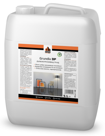 Грунд дълбокопроникващ 5л Grundix DP