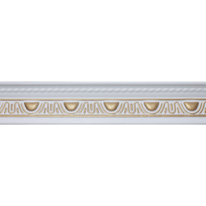 Декоративен корниз XPS M18 Retro White Gold  80мм х 60мм х 2м
