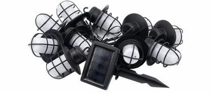 Соларна верига 4.5м 10 крушки LED