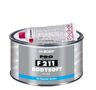 Кит Body полиестерен за автомобили 0.380 кг бежов 211 Bodysoft 2K