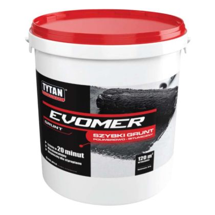 Грунд битумен Tytan Evomer primer 9кг черен