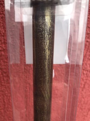 Корниз телескопичен 160см-300см кафяво/злато