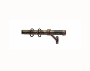 Корниз телескопичен 160см-300см кафяво/злато