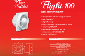 Вентилатор 100 Colibri Flight