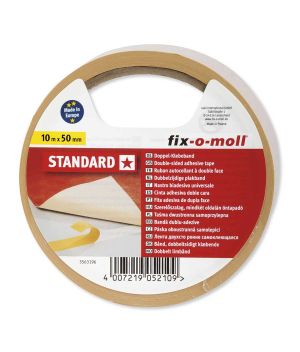 Тиксо двойнозалепващ 50мм х 10м Standard FIX-O-MOLL