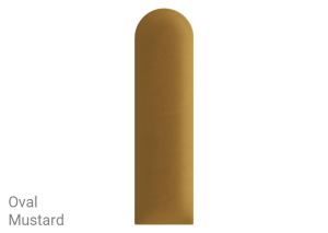 Стенен тапициран панел MUSTARD OVAL