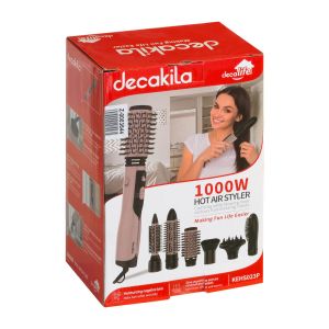 Четка за коса с горещ въздух DECAKILA 1000 W 6 приставки