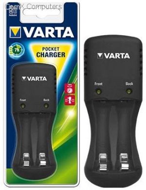 Джобно зарядно VARTA за 4 батерии АА или ААА празно