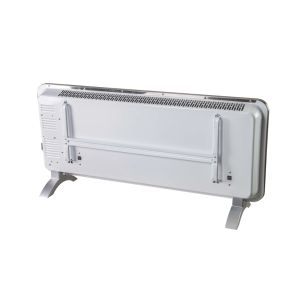 Конвектор със стойка 2kW черно стъкло LED RD-PH03