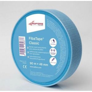 Лента за гипсокартон синя /мрежа/ 48 х 90м Fiba tape classic