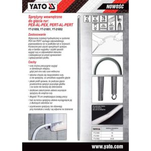 Пружина вътрешна за огъване на тръби YATO 760 х Ф 20 мм