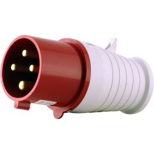 Щепсел евро подв. 32А IP44 3P+E 400V