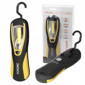 Лампа подвижна LED 3W с магнит и кука Virone